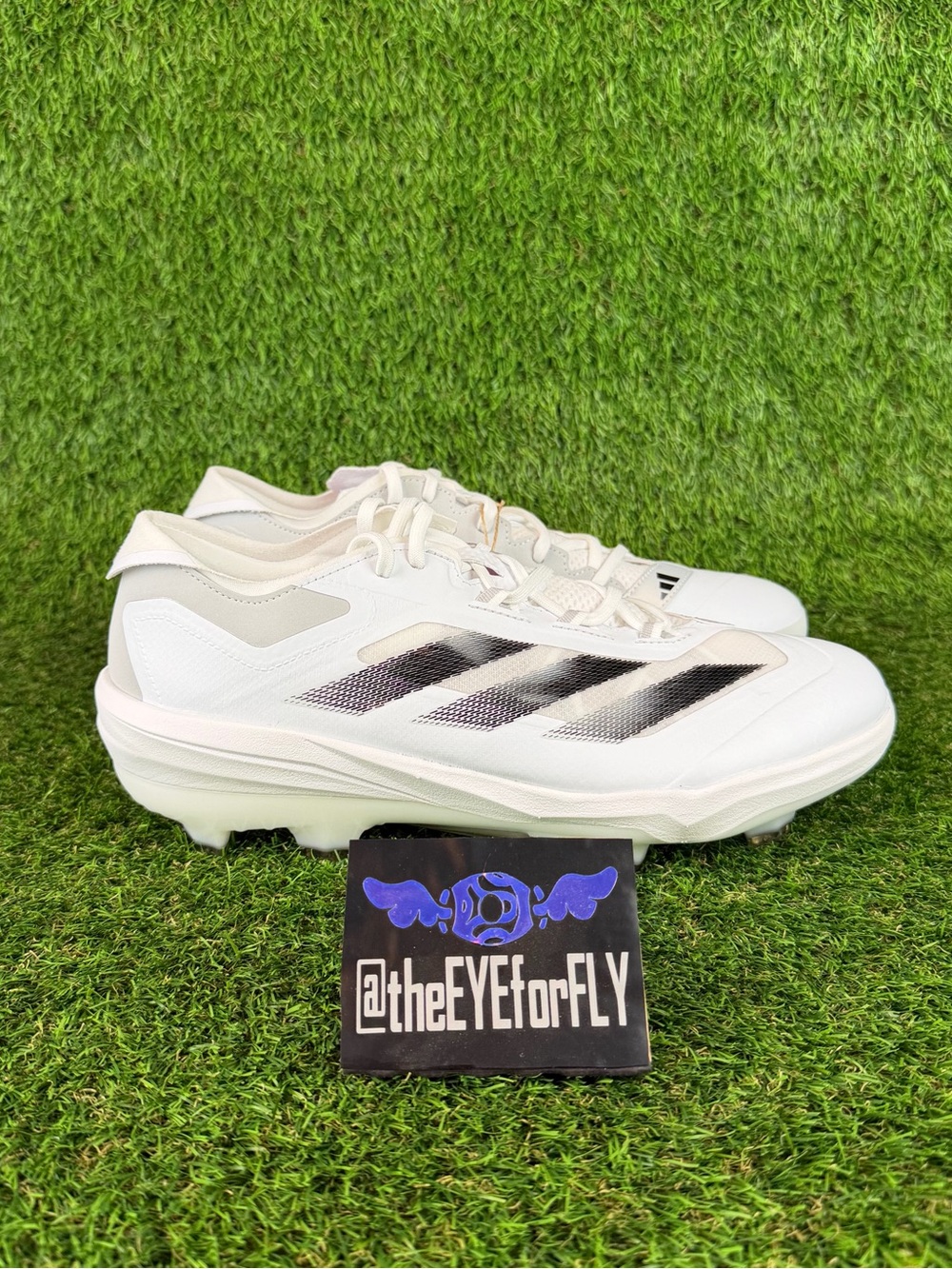 NEW Adidas Adizero Impact TPU Molded Baseball Cleats White IF3355 Men’s Size 11